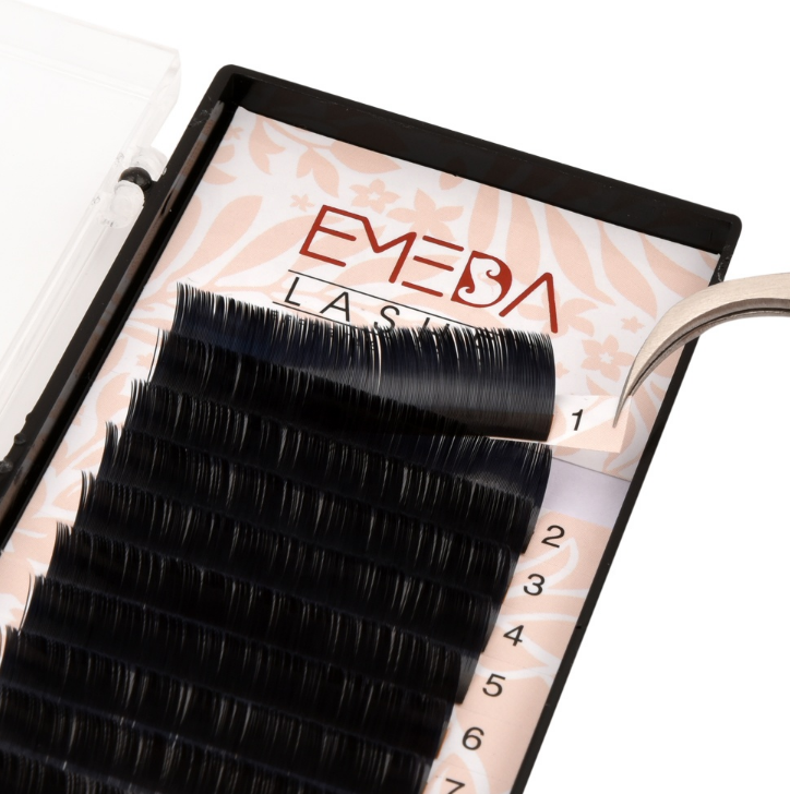Emeda Best Flat Ellipse Eyelash Extension with Private Label Vendors-YZZ